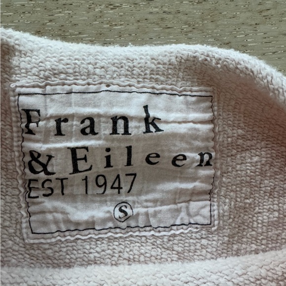 Frank & Eileen Effie Long Sleeve Funnel Neck Capelet Triple Fleece Small S - Picture 5 of 6